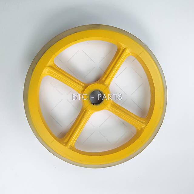Escalator Handrail Drive Wheel ASA00B046, SCE D458mm (D1=430mm w/o Rubber) d=45mm H=34mm Use For Lg/sigma