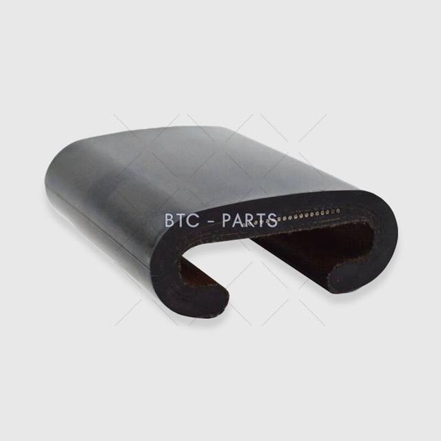 Escalator Handrail KM50014775H04, 8942FWNX Black Narrow Flat EHC OD:89mm ID:42mm Use For Kone
