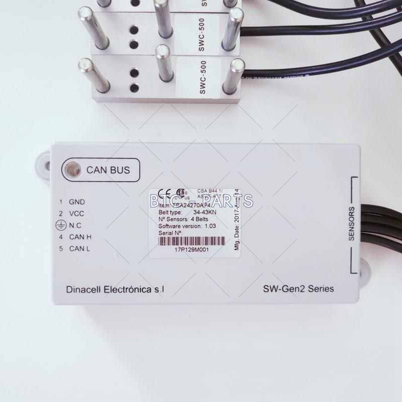 Elevator Load Weighing Device FAA24270AD31, Belt Type:43KN BRUGG 3 Belts Use For Otis