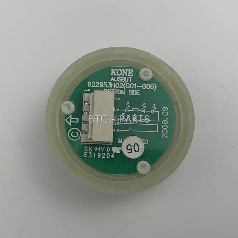Elevator Push Button KM922111G005H126, Rnd Surf Re Sbs G Use For Kone