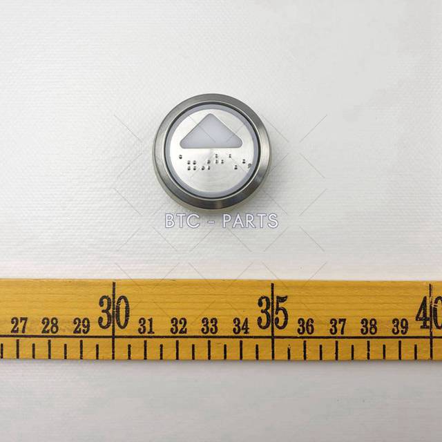Elevator Push Button 51071101H03, With Braille Diameter 32.7mm Use For Kone