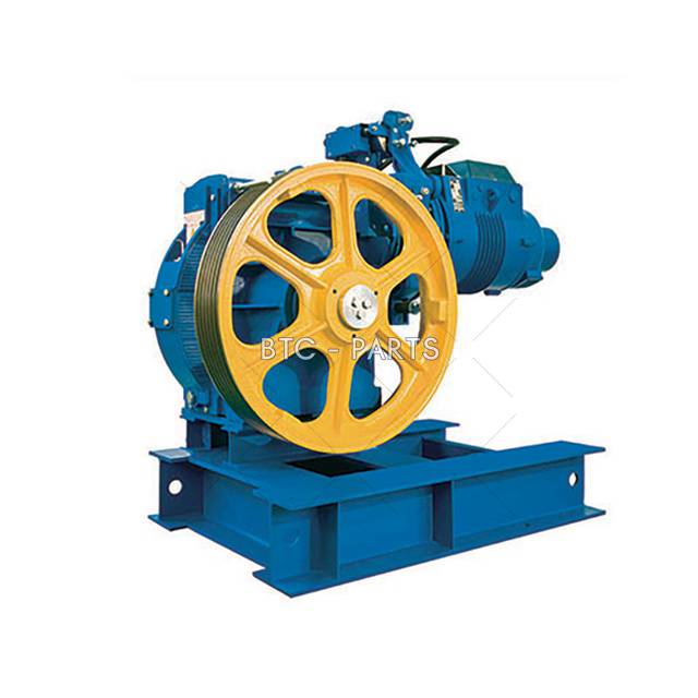 Elevator Traction Machine DAA20066A1, 8.5kW 13VTR Machine Ratio 22:1 With Traction Sheave 620x3x13mm Use For Otis