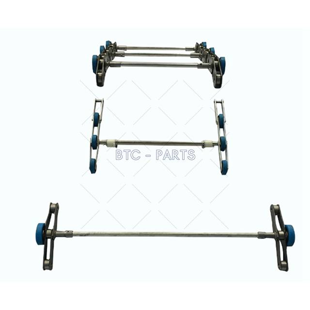 Escalator Step Chain XAA332CJ12, 12 Steps 36 Links Roller 76x22mm Use For Otis