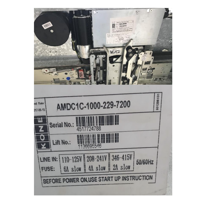 Elevator Car Door Operator AMDC1C-1000-229-7200 Use For Kone