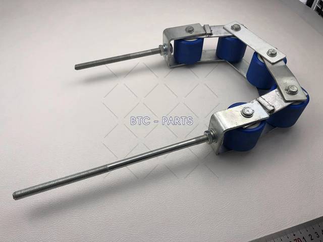 Escalator Handrail Support Chain XAA332X15, 60x55m Stainless Steel Tension Chain 5 Rollers Use For Otis