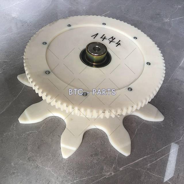 Escalator Handrail Drive Sprocket GO2215AB53, 9 Tooth Use For Otis